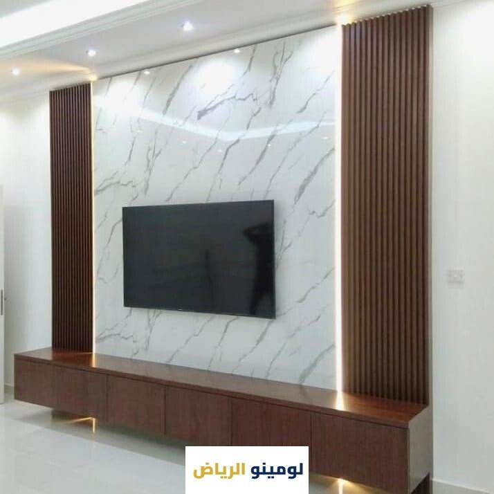 ديكور تلفزيون بديل الرخام