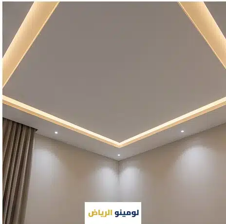 مشروع جبس بورد مع إضاءة - معلم جبس بورد الرياض